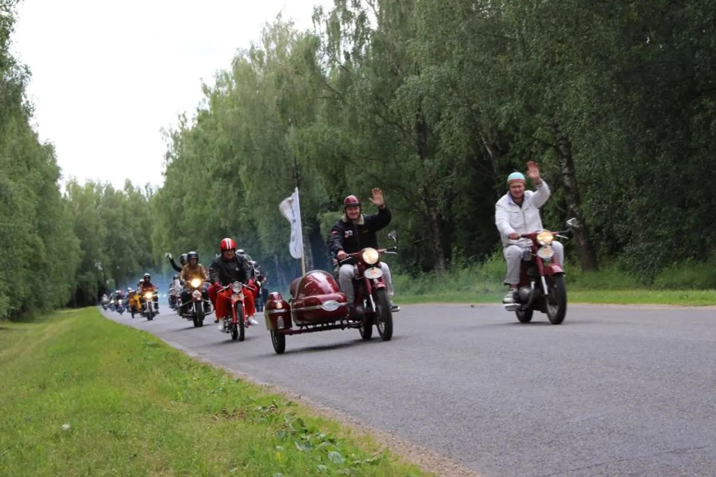 Фоторепортаж  с "Кола часу 2018": военные "Явы", кроссовый "Минск" и Gilera Giubileo 98