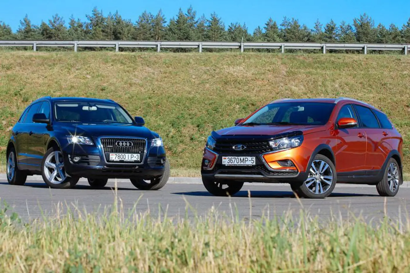 Подержанный "премиум" против нового "бюджетника". Часть 1. Тест-драйв Audi Q5 и LADA Vesta SW Cross (+ старт ресурсного теста)