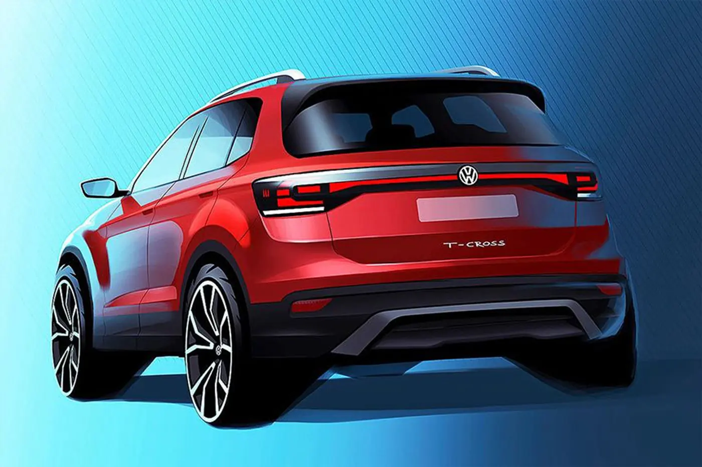В Сети появился первый тизер нового бюджетного кроссовера от Volkswagen