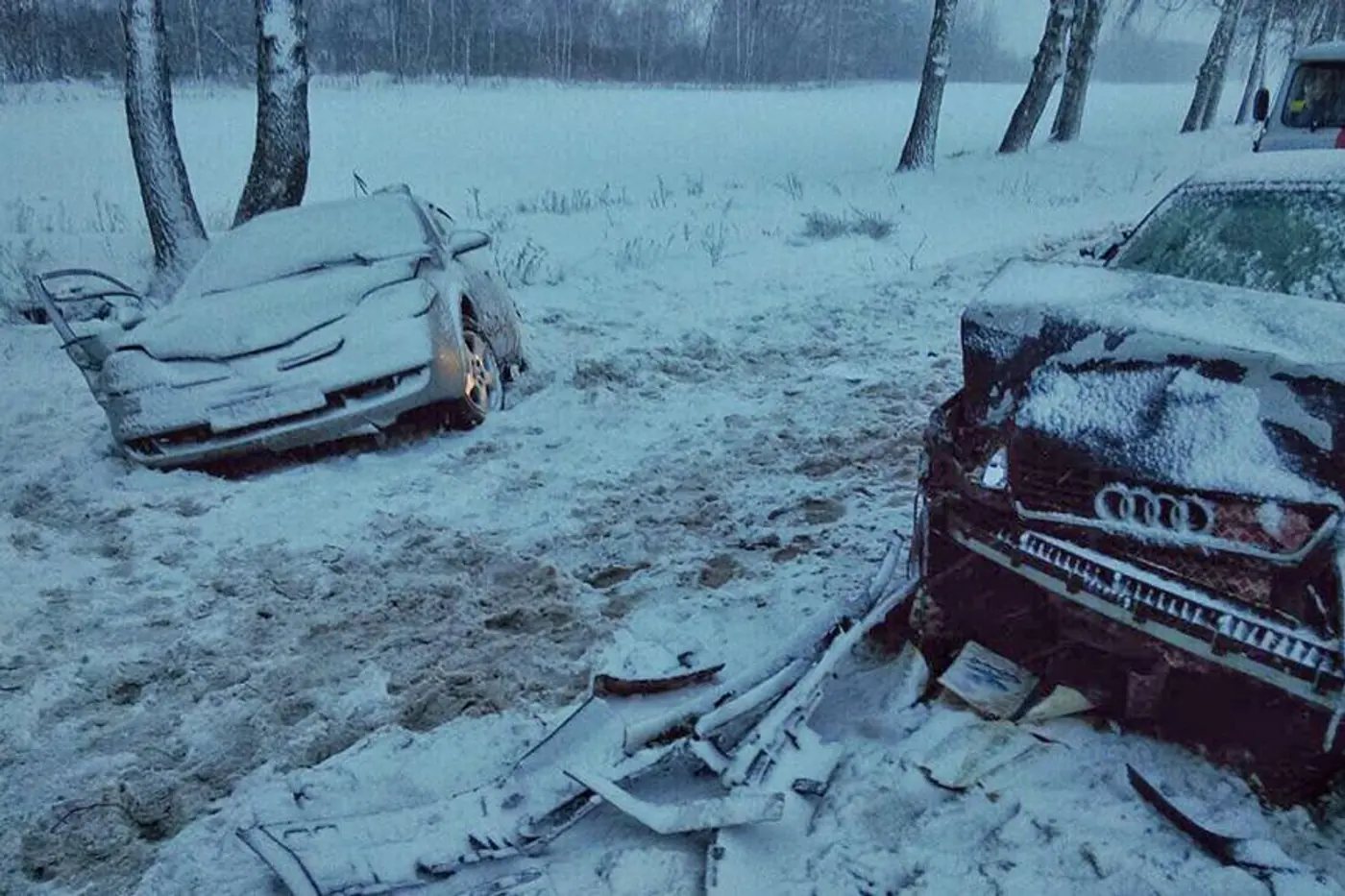 В Рогачевском районе в лобовом ДТП погибли 3 человека