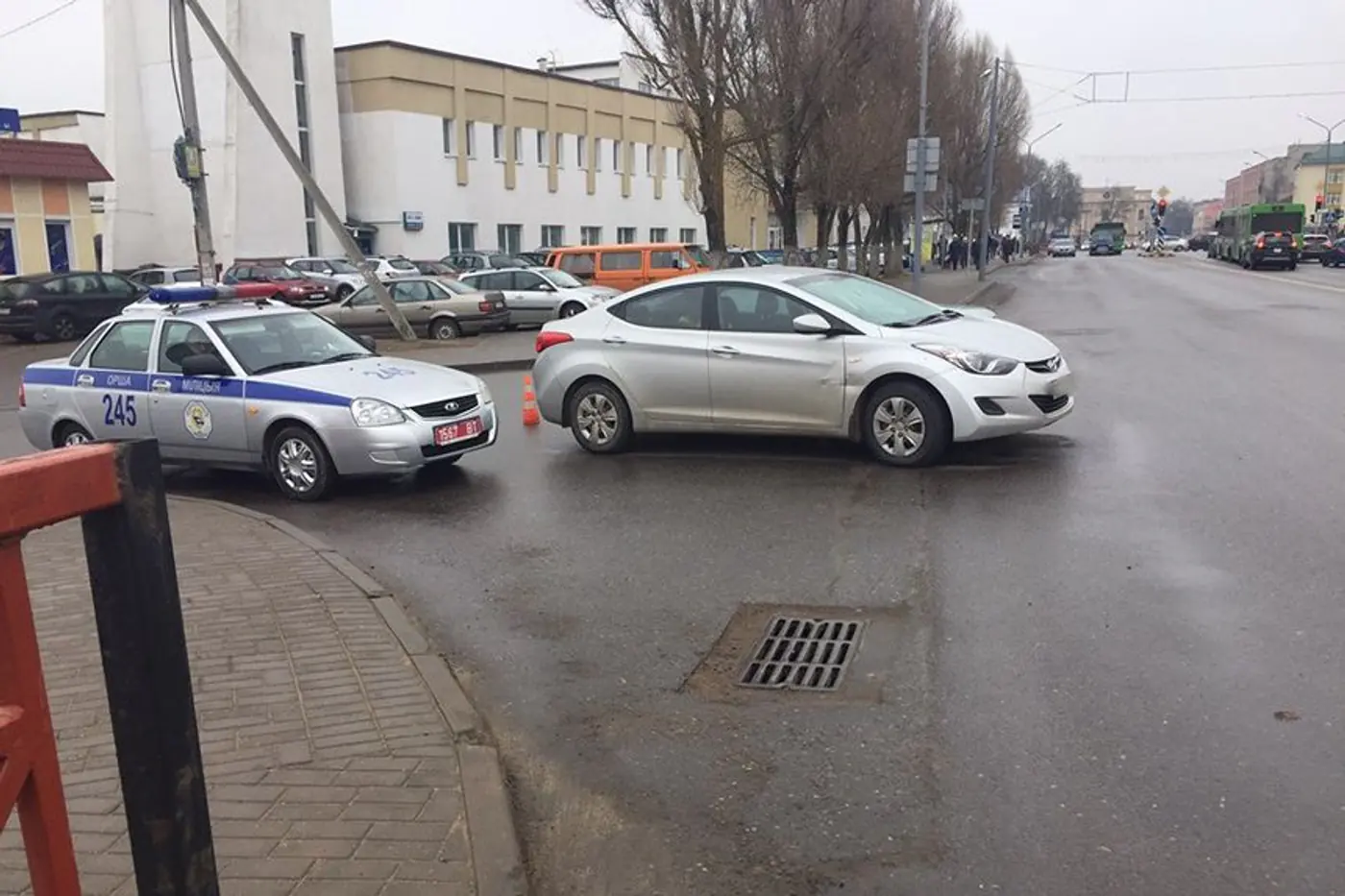 В Орше водитель Hyundai сбил пешехода