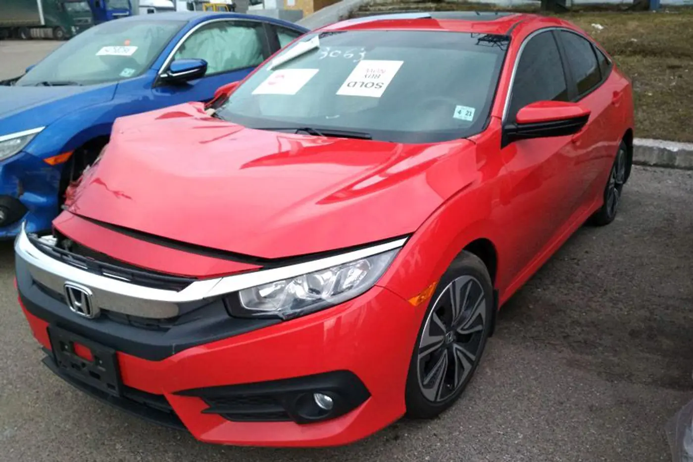 "Пригнать из США Honda Civic по цене "бюджетника". Часть 2. При разгрузке не обошлось без сюрпризов...
