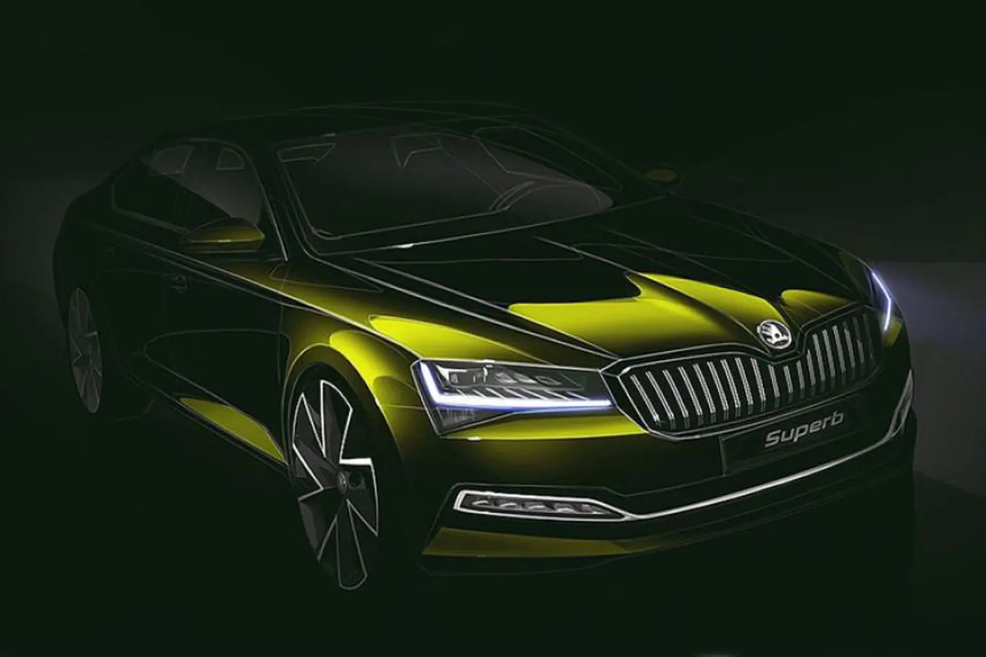 В Сети появились первые фото обновленной Skoda Superb