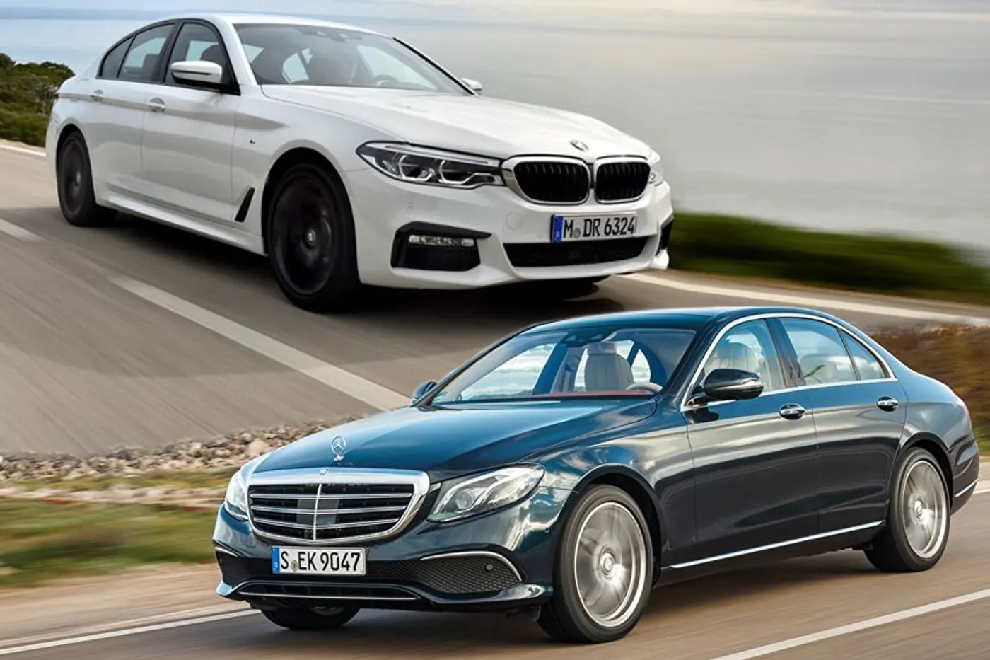 Сколько стоит обслужить "премиум" у дилера? Сталкиваем лбами BMW 5-series G30 и Mercedes E-Class W213