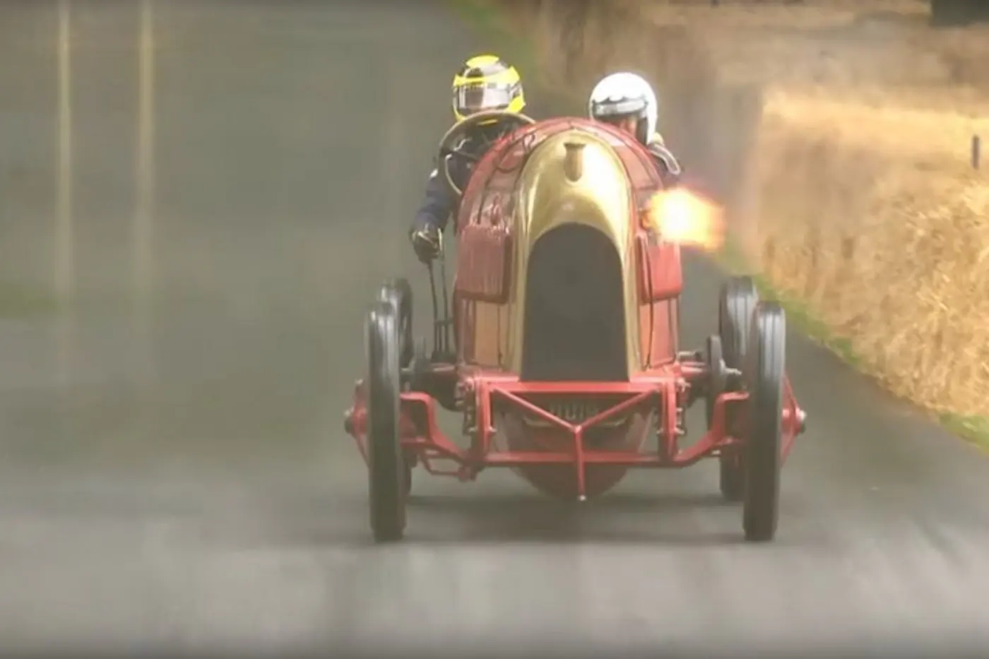 Видеофакт. Как едет Fiat 1911 года с 28,4-литровым двигателем