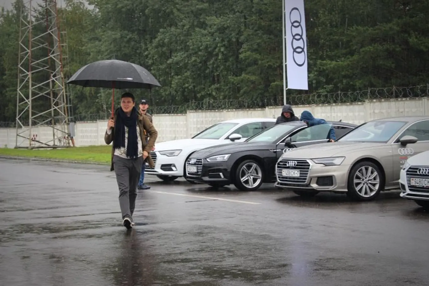 Погода в стиле Quattro. Как мы тестировали модельный ряд Audi на полигоне в Липках