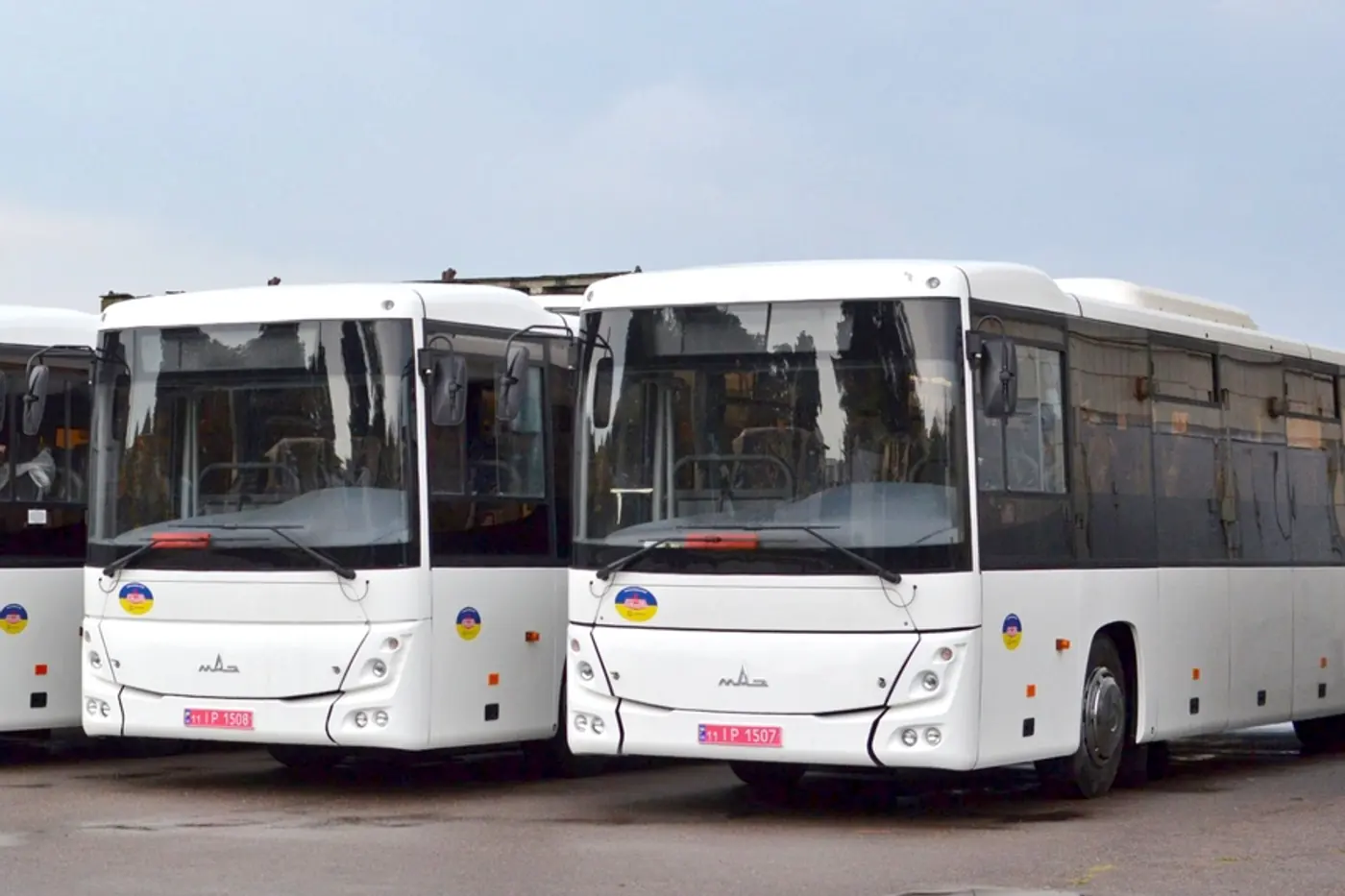 МАЗ поставил партию междугородных автобусов оператору ГТС Украины. Узнаете модель?