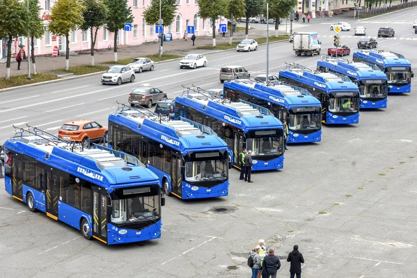 Новые белорусские троллейбусы начали работать в столице Марий Эл. Всю неделю – бесплатный проезд