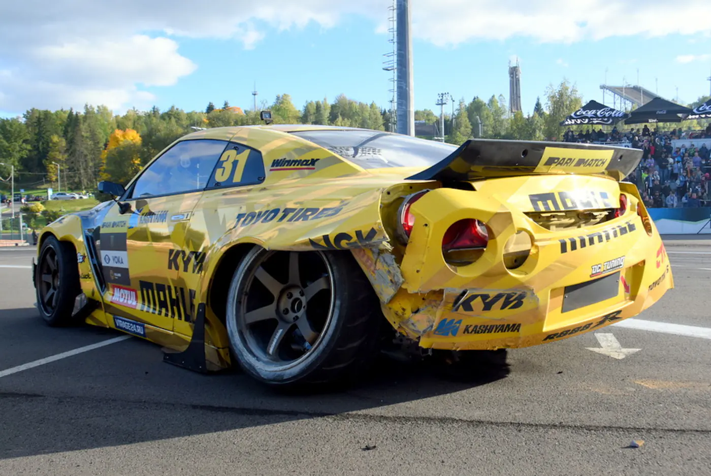 GT-R в бетоне и подиум с эвакуатором. Как проходил EEDC в Раубичах