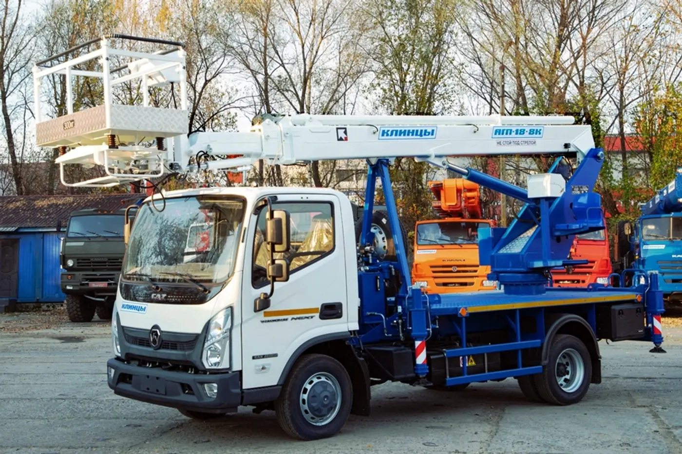 На новейшем шасси ГАЗ "Валдай Next" изготовлена 18-метровая автовышка – зачетная модель для города