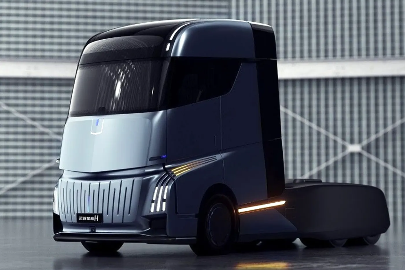 Geely показала свой электрический Homtruck – он получился круче Tesla Semi