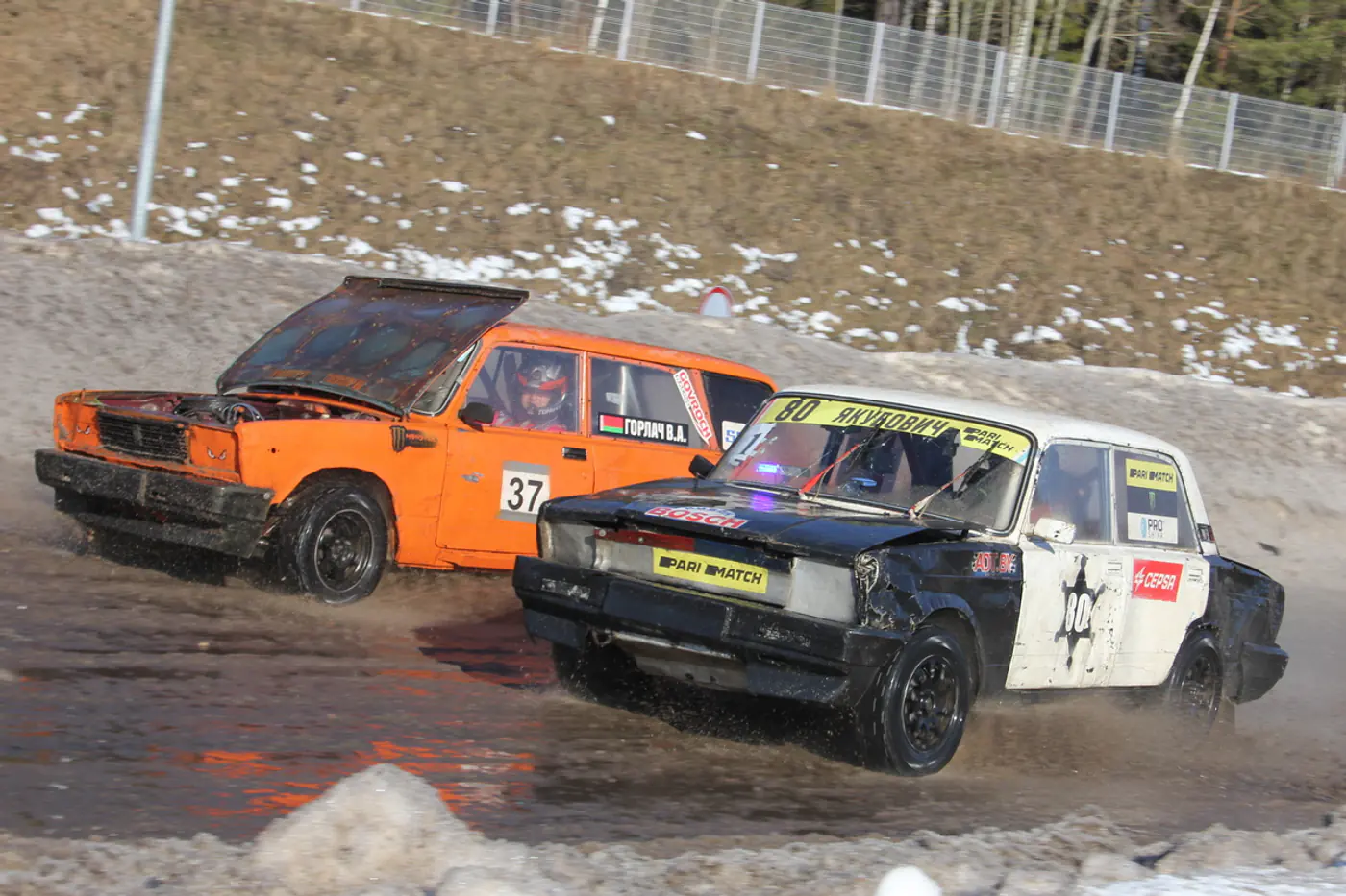 Гонки "Горячий лед": наш ответ NASCAR!