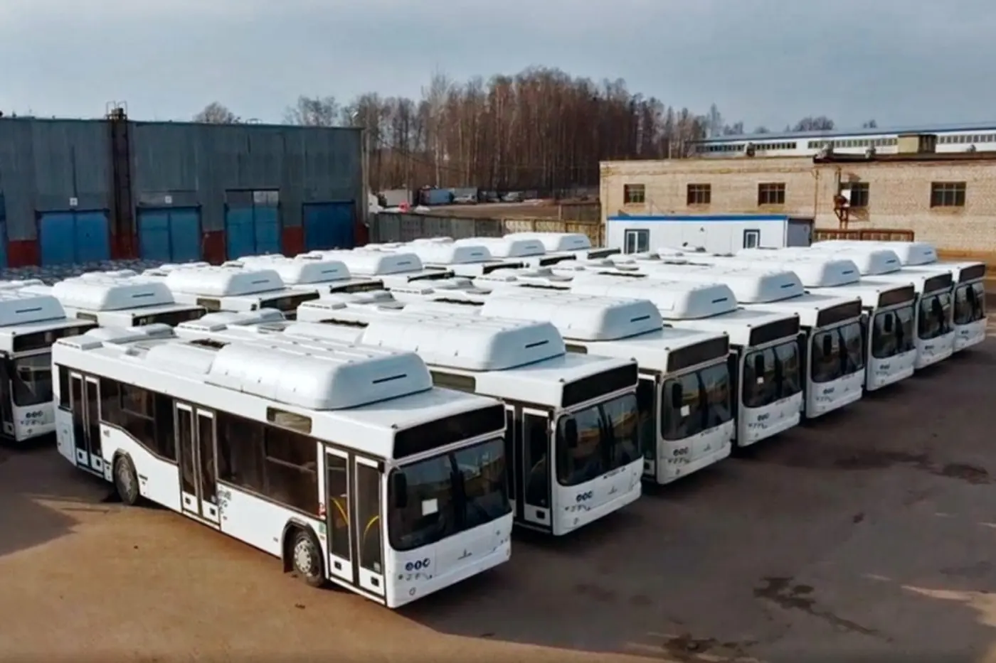 МАЗ поставил партию газомоторных автобусов в российский Обнинск. Метан все популярнее