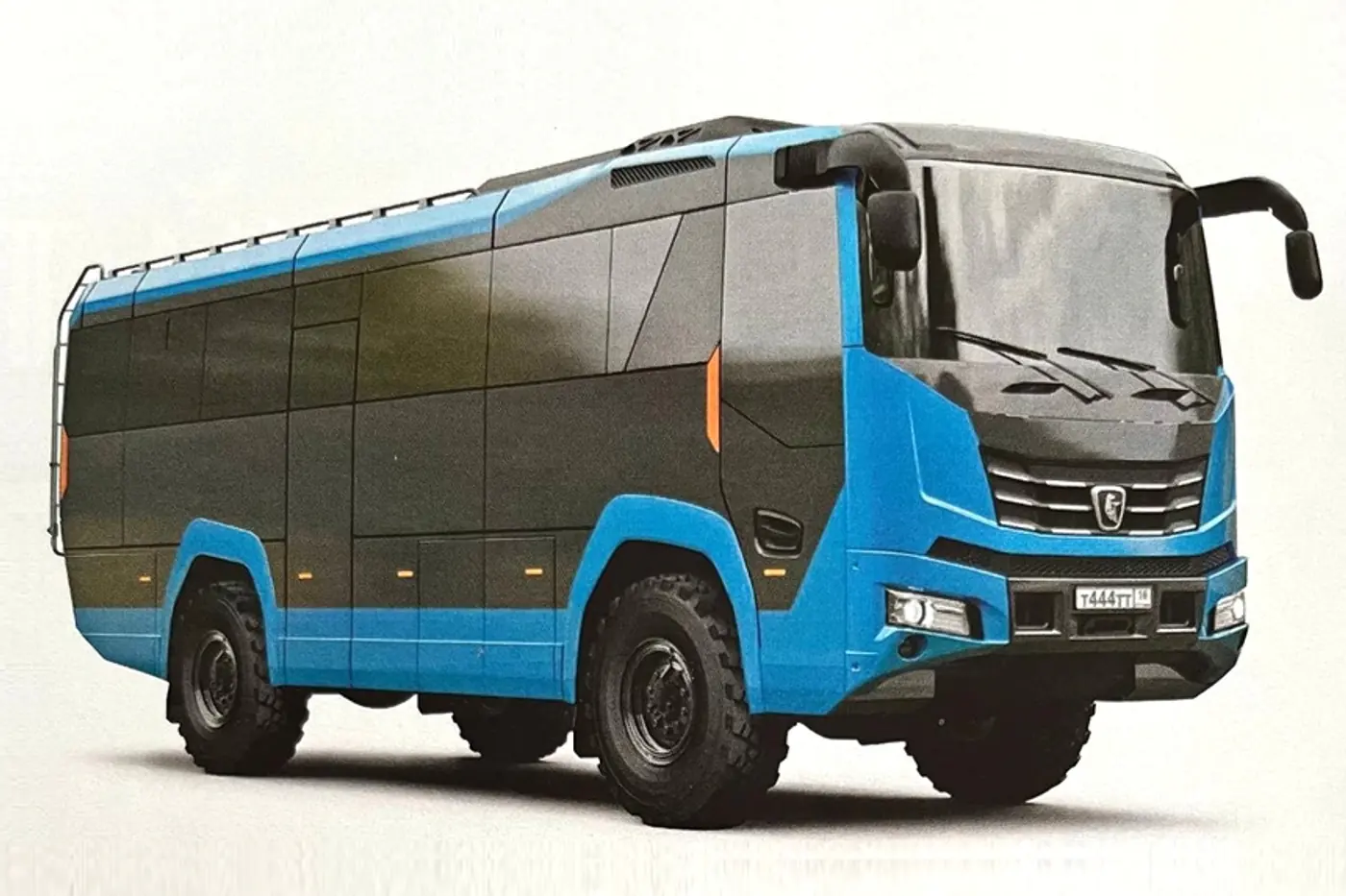 Вот такой комфортабельный автобус-вездеход готовит КАМАЗ на собственном шасси