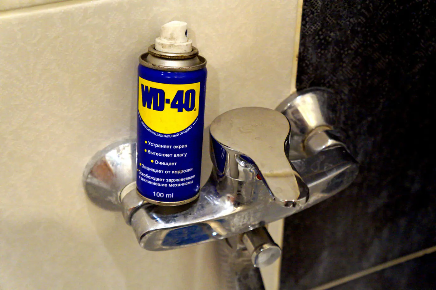 Чистим краны WD-40 и натираем унитаз антидождем. Для чего автохимия годится в быту