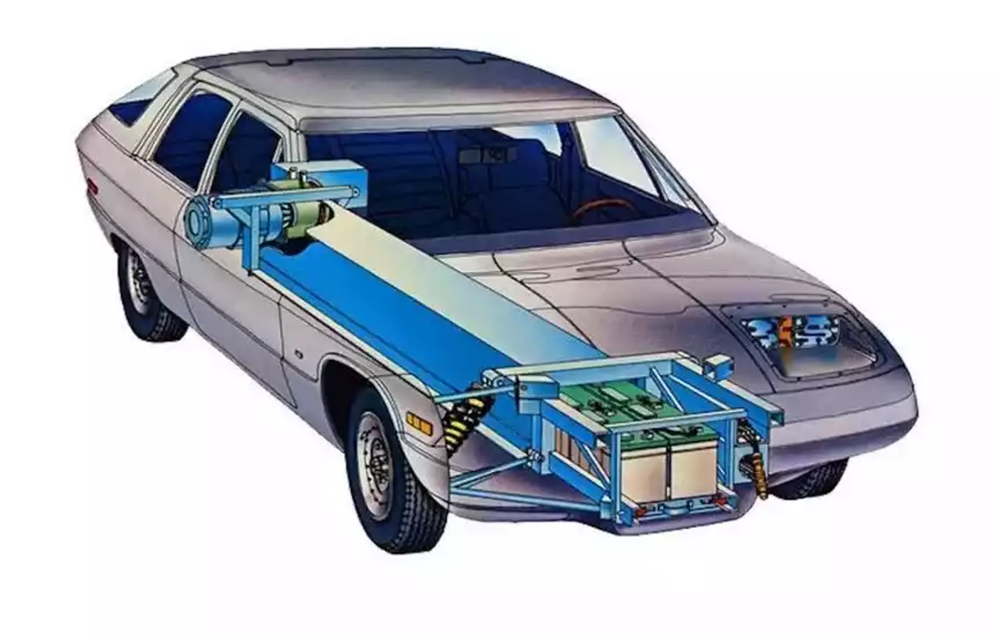 Большой экран и солидный запас хода. Что предлагала «Tesla» из 1970-х