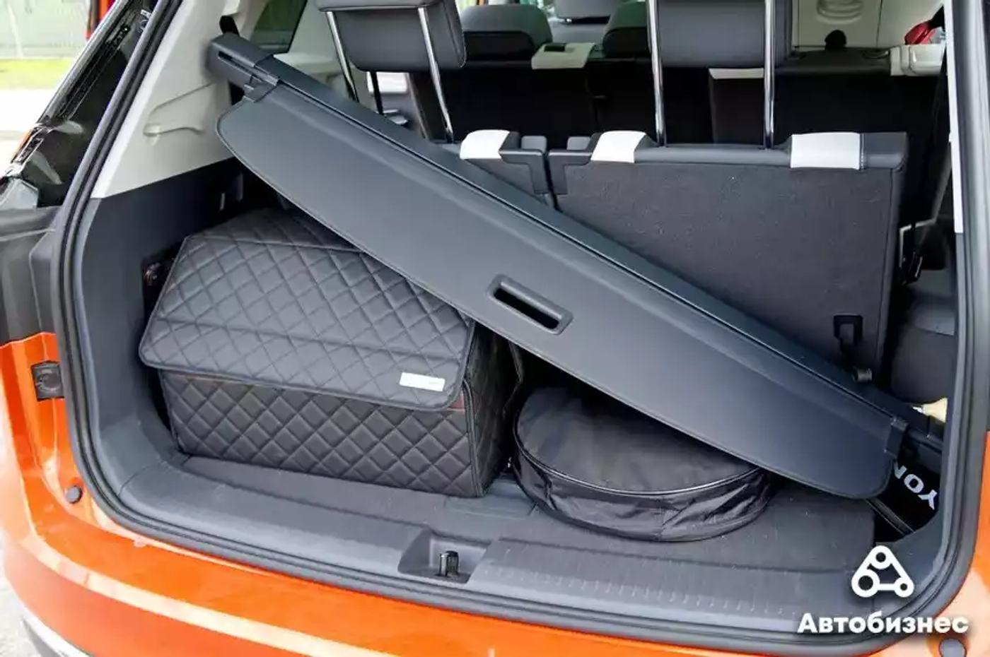 Volkswagen ID.6 Crozz багажник с разложенным третьим рядом