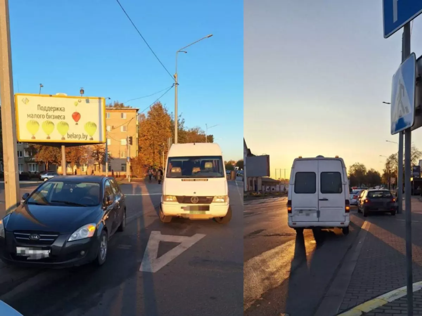 В Полоцке женщину зажало между двумя автомобилями