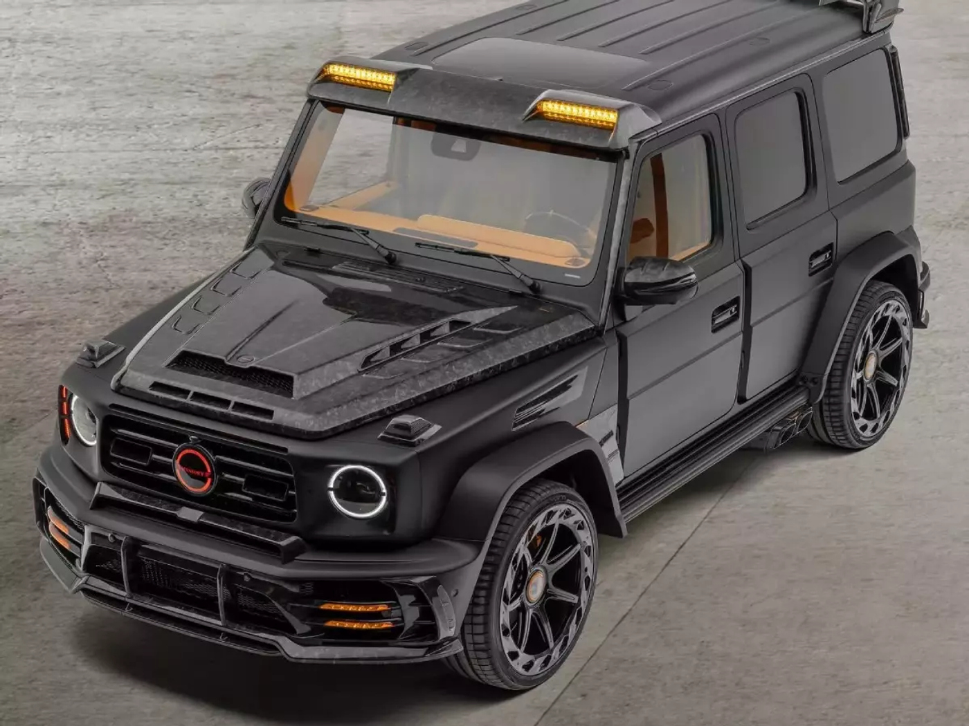 Тюнинг Mercedes-Benz G-Class: оранжевый салон и увеличенная мощность