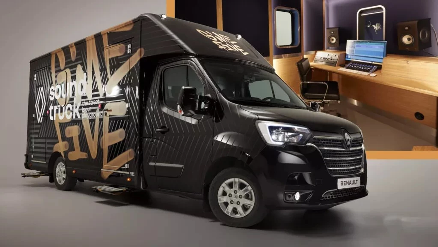 Renault создала мобильную студию звукозаписи для рэп-исполнителей