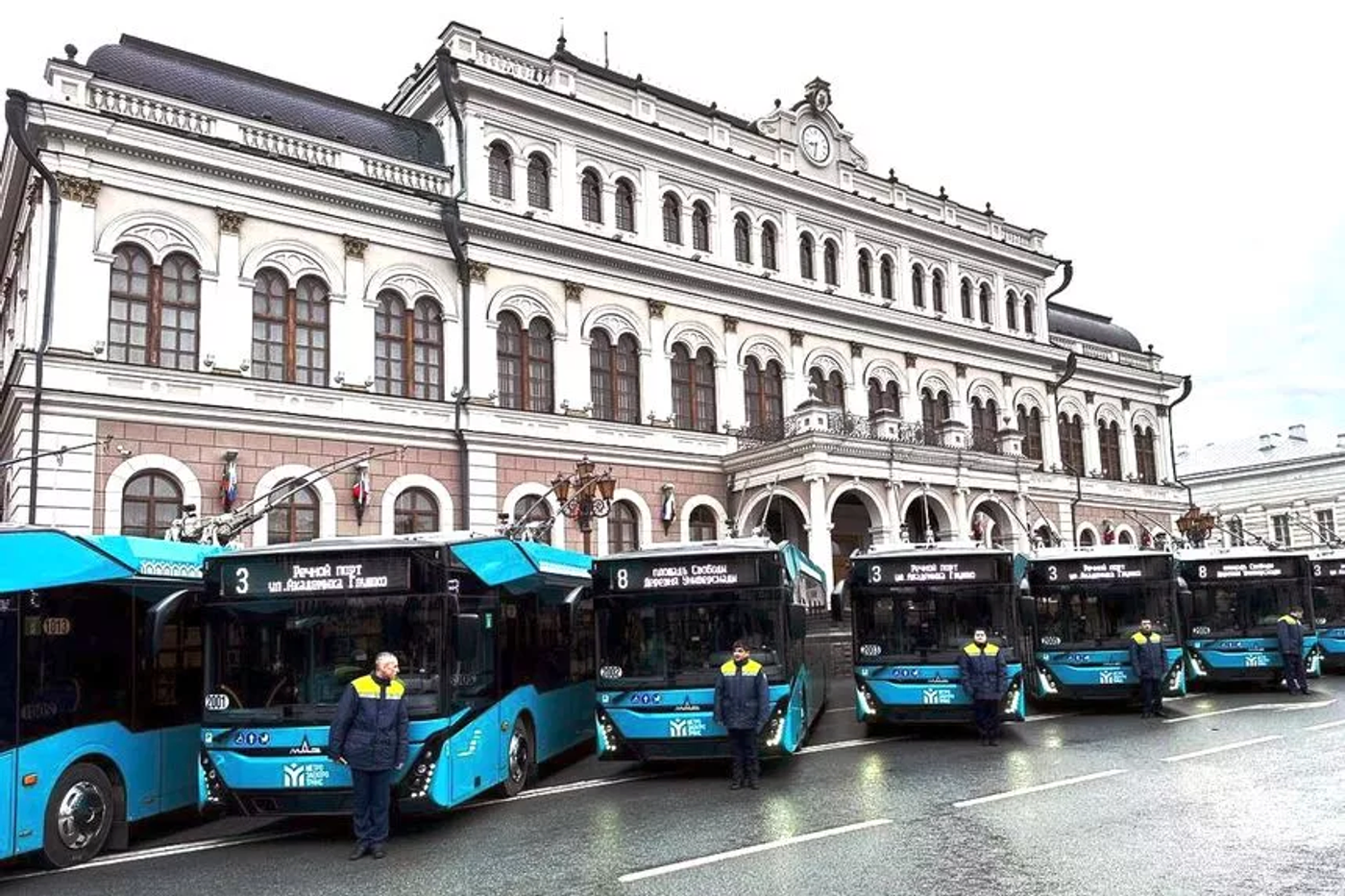 МАЗ поставил в Казань все 25 троллейбусов нового поколения