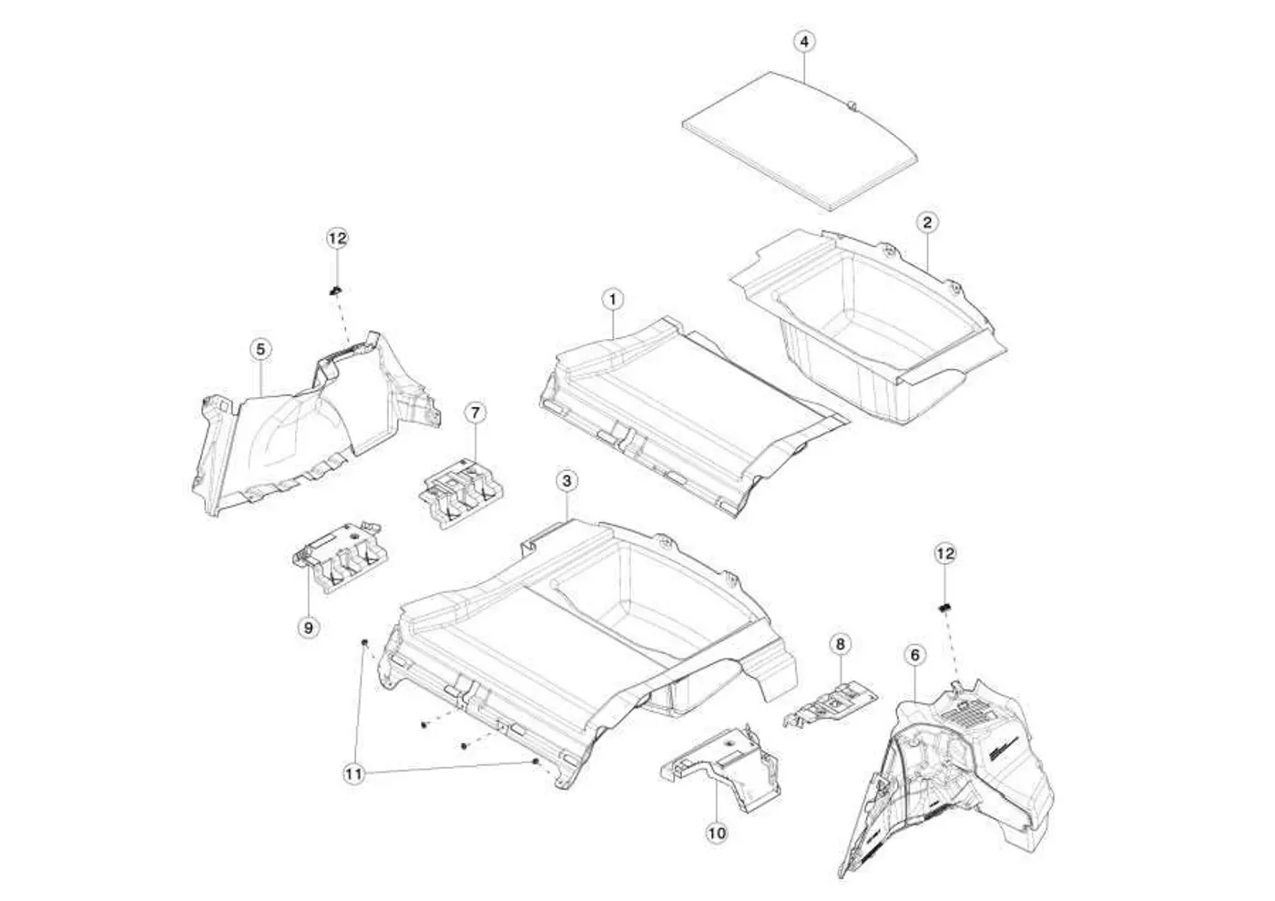 Ковер салонный к Tesla Model 3 2020