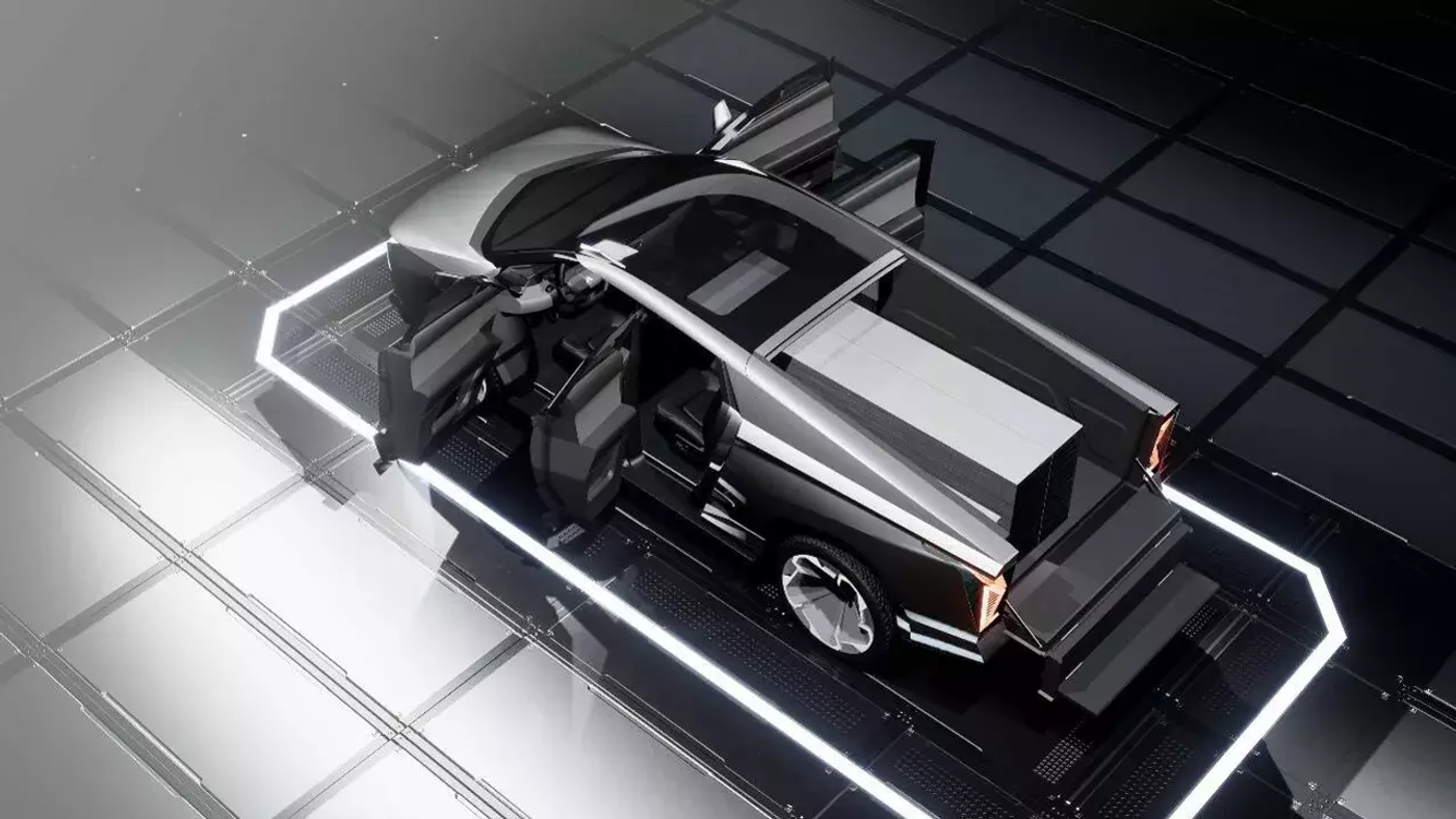 Стартап Aitekx удивил клоном пикапа Tesla Cybertruck за $45.000