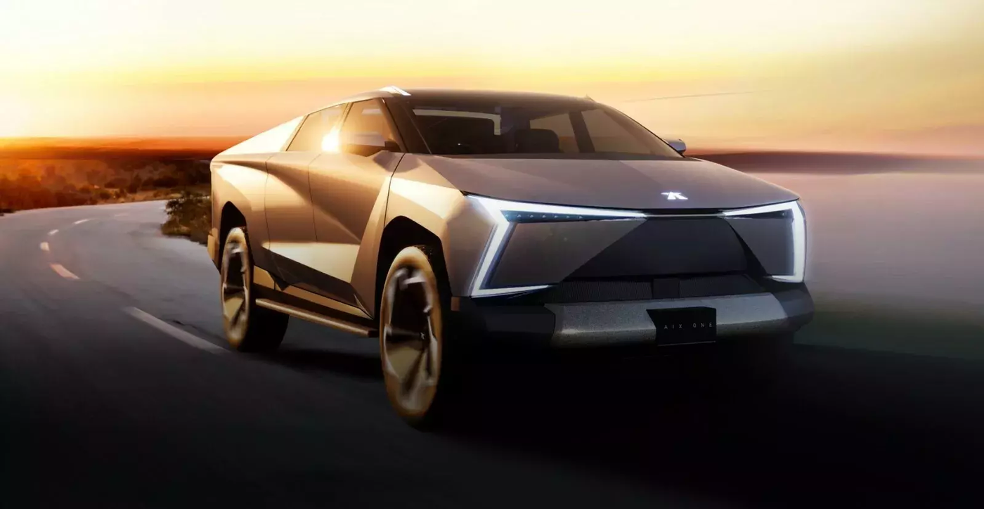 Стартап Aitekx удивил клоном пикапа Tesla Cybertruck за $45.000