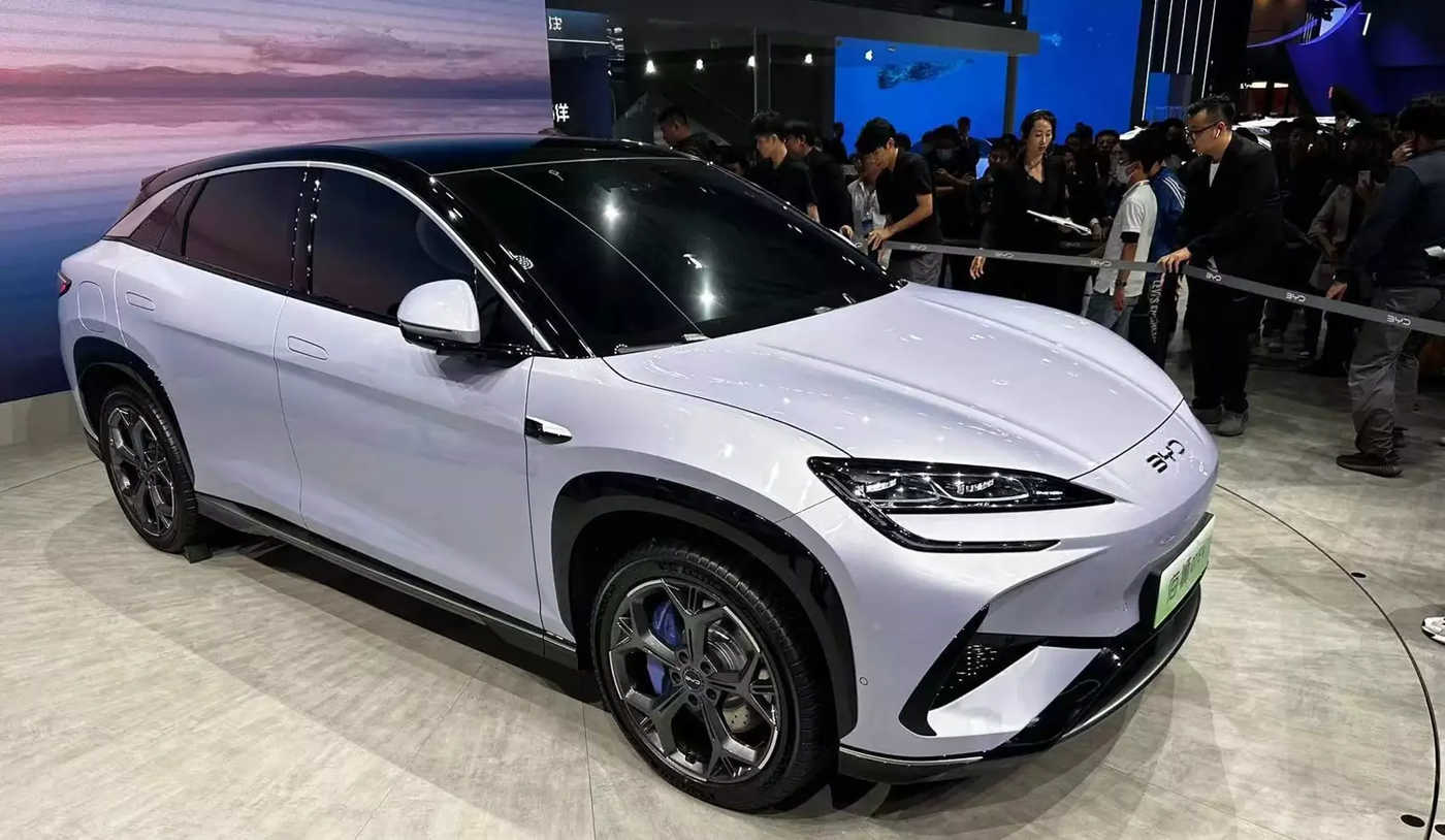 BYD представила конкурента Tesla Model Y – кроссовер Sea Lion 07