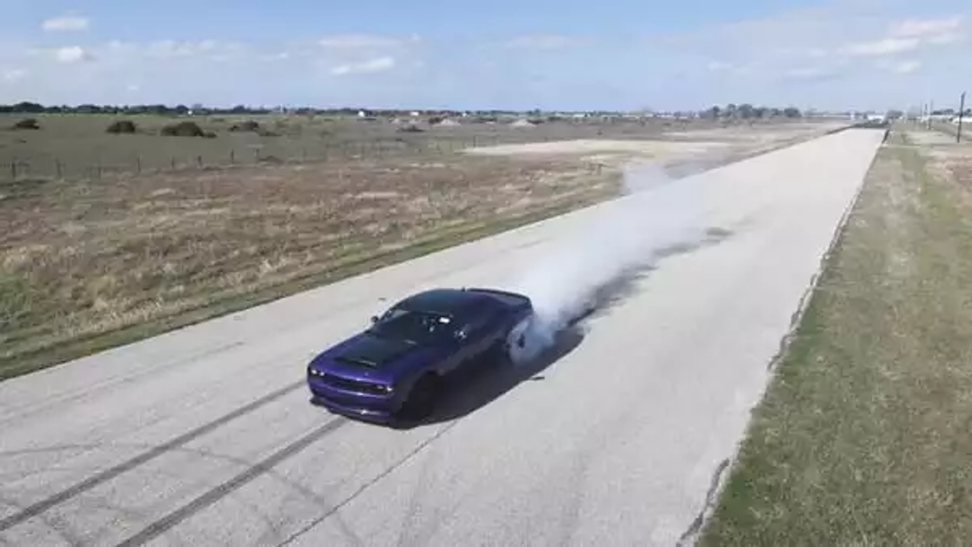 Hennessey запряжет в Dodge Demon 170 Twin-Turbo 1700 лошадей