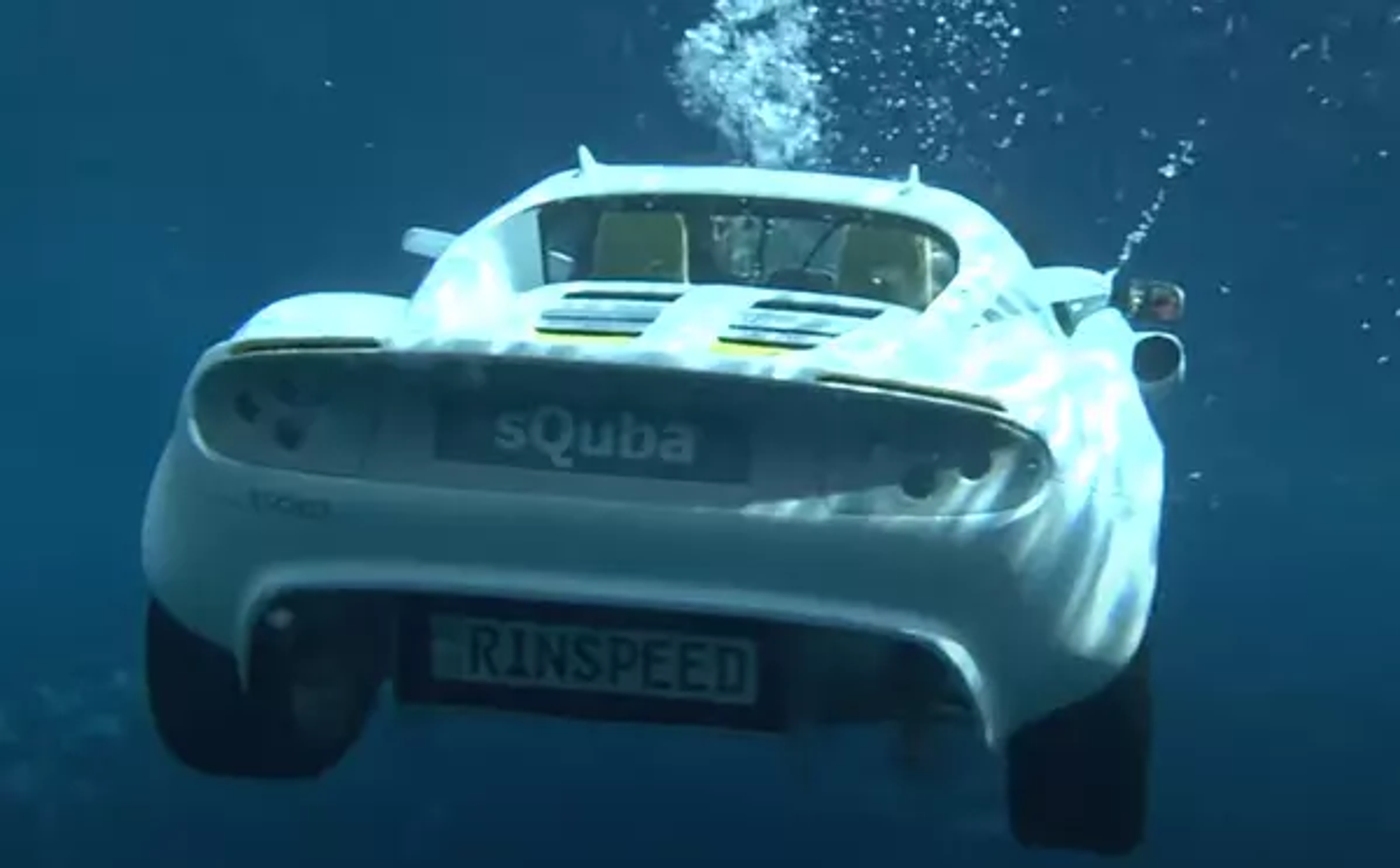 Швейцарские инженеры создали sQuba – кабриолет для подводных прогулок