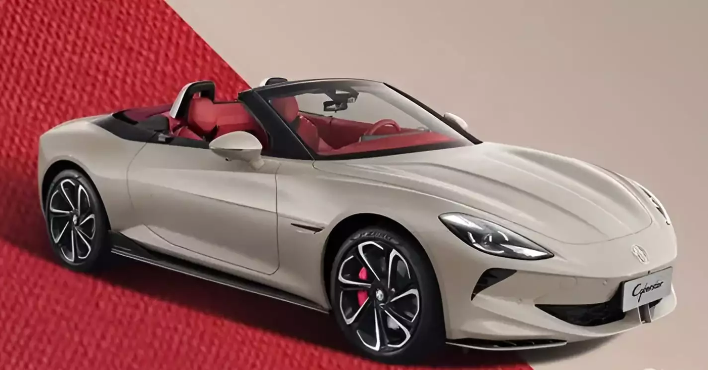 Спорткар MG Cyberster получил спецверсию Red Top Edition
