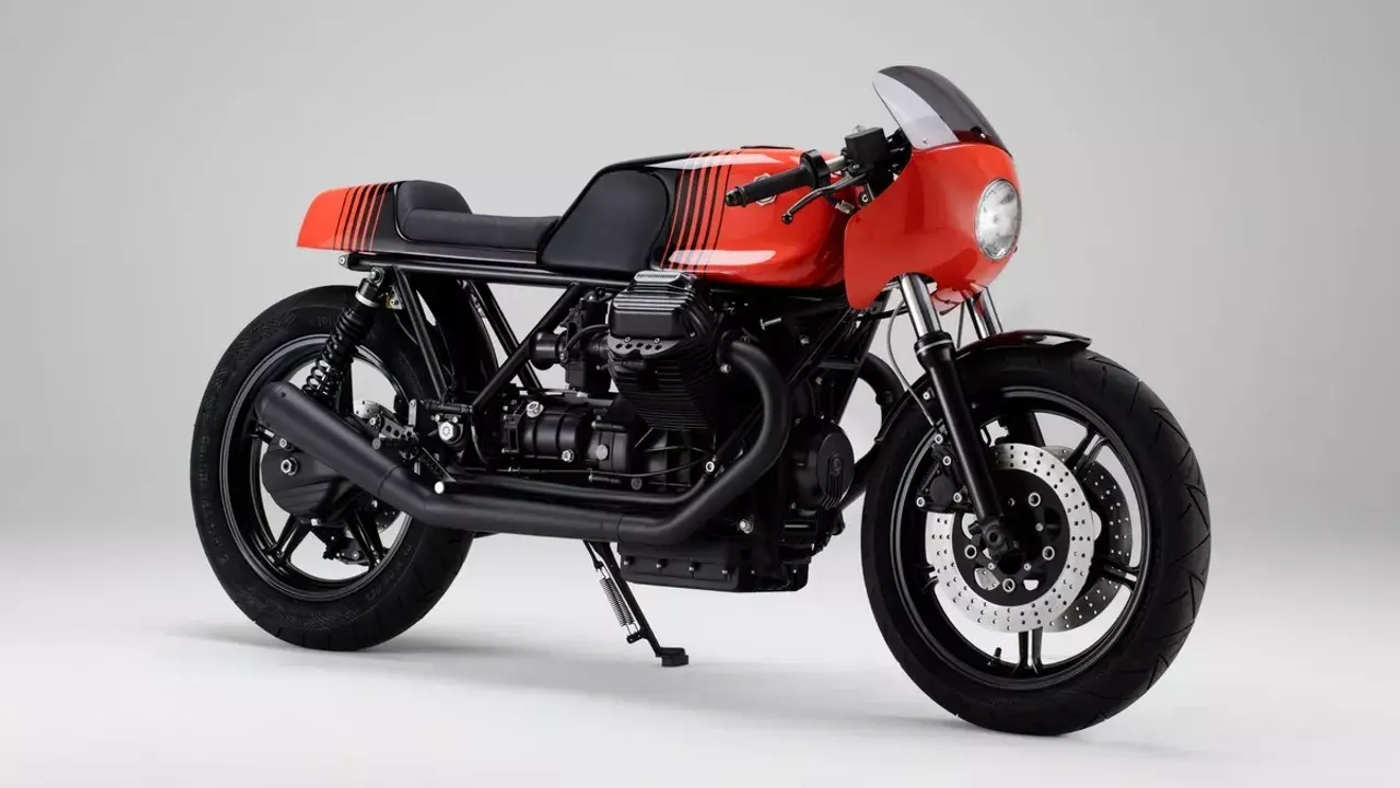Студия Kaffemaschine представила кафе-рейсер Moto Guzzi