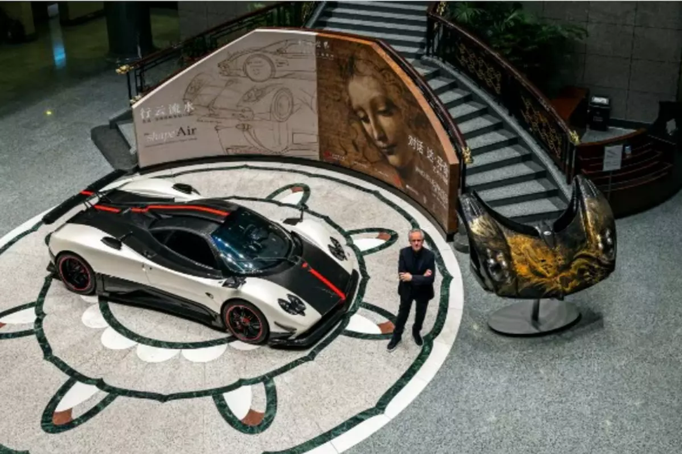 Дракон Pagani Utopia поселился в музее Шанхая
