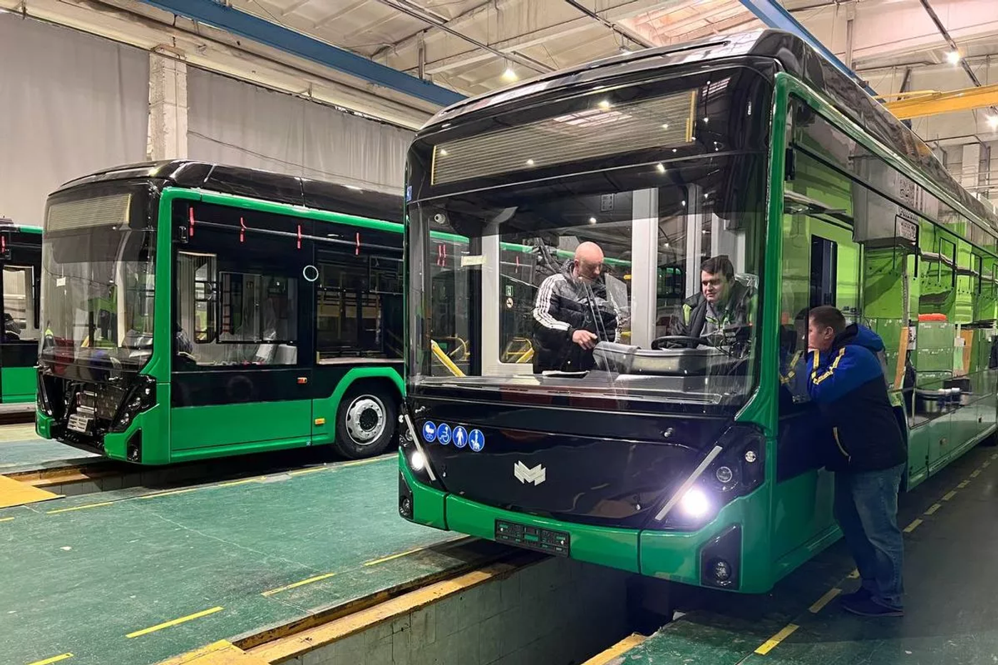 Приемка первых электробусов для Шклова прошла успешно