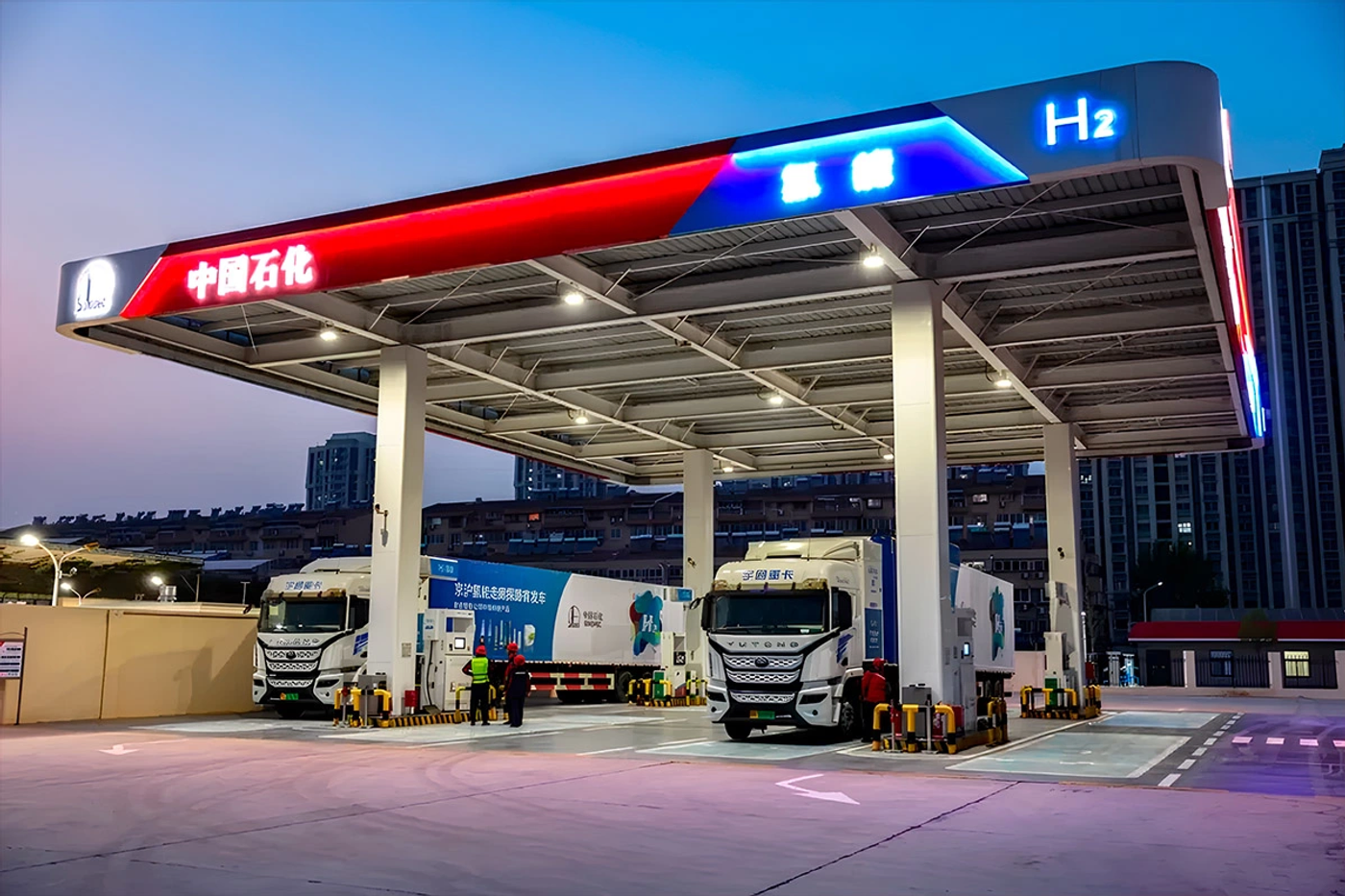 Водородный грузовик Zhengzhou Yutong совершил пробег на 1500 км