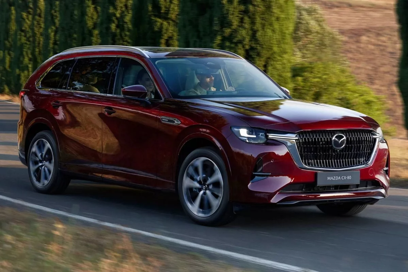 Европейский флагман Mazda: показан семиместный кроссовер CX-80