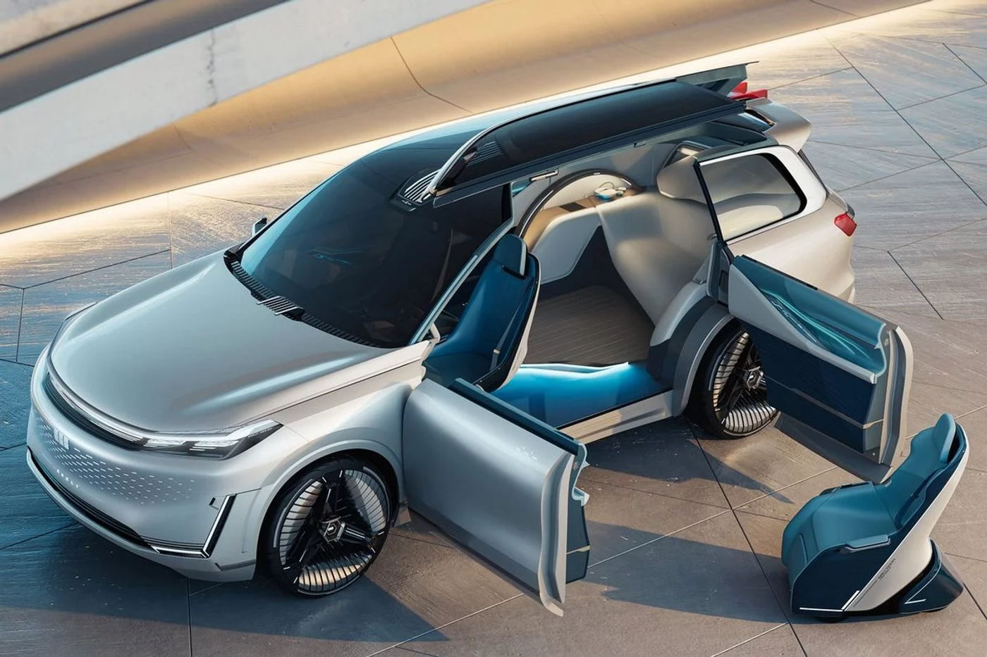 «Звездолет» Geely: каким будет флагманский кроссовер семейства Galaxy?