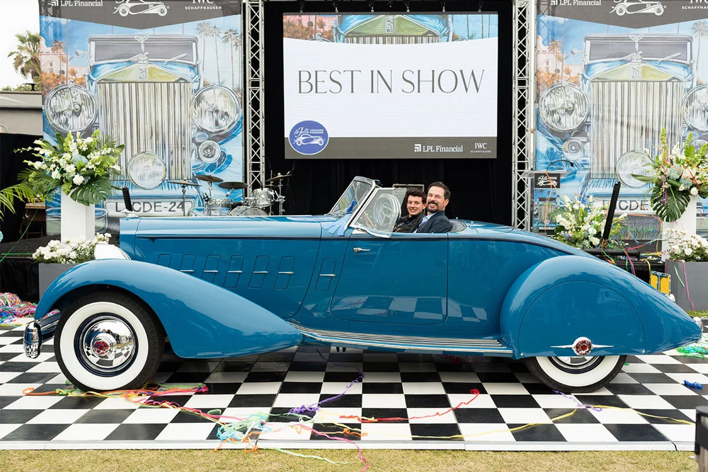 Packard Twelve 1934 года выиграл конкурс элегантности в Ла-Хойе