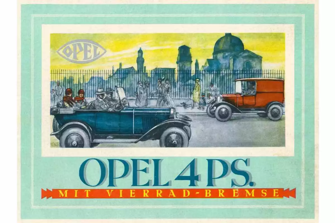«Древесная лягушка» – Opel 4/12 отмечает 100-летие
