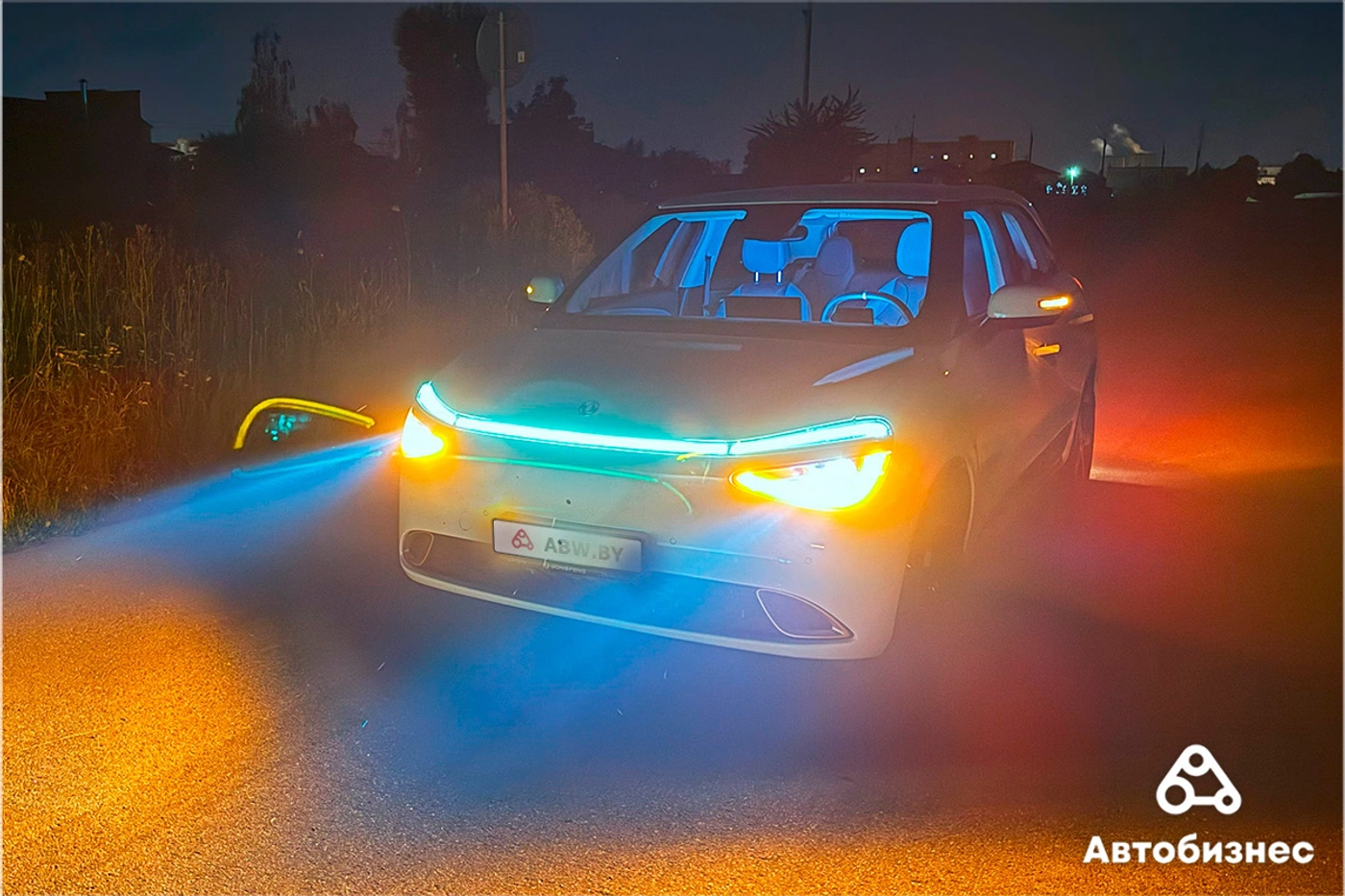 Ночная съемка Dongfeng BOX