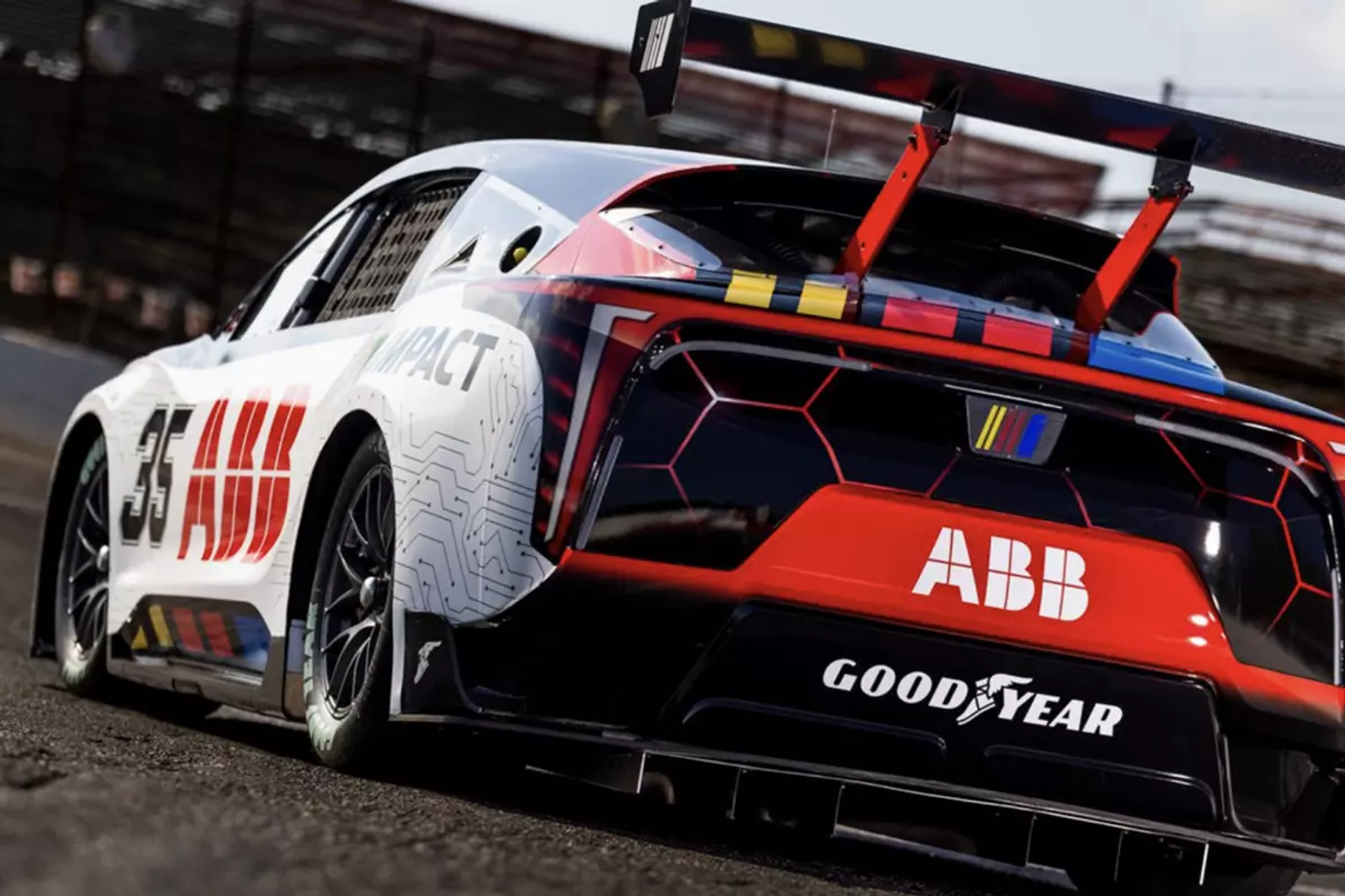 NASCAR и ABB выставили электрический спорткар на уличные гонки в Чикаго