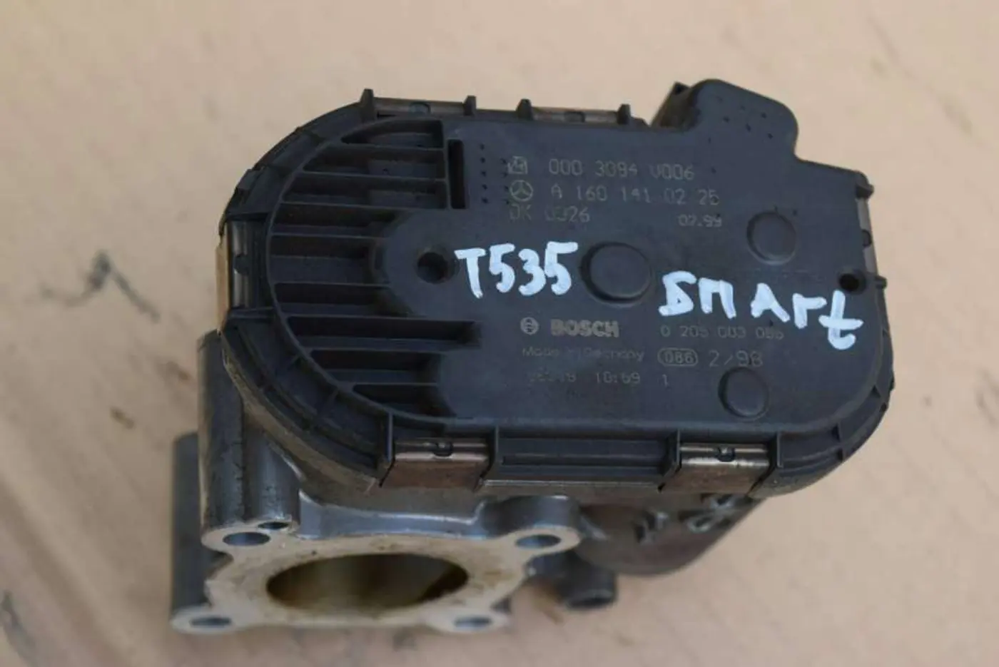 Заслонка дроссельная к Smart Fortwo 2003