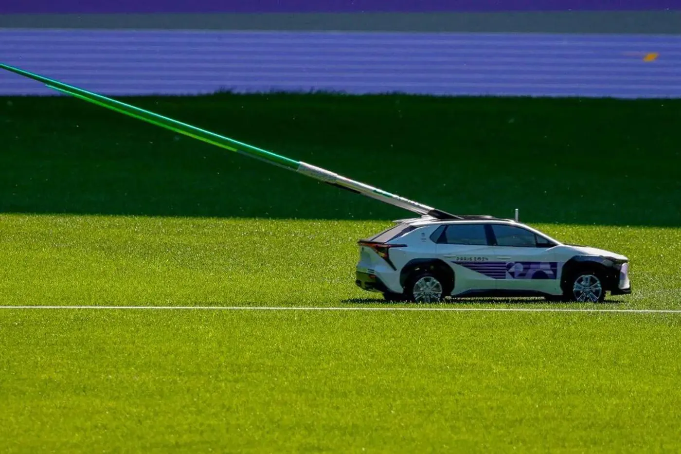 Радиоуправляемые копии Toyota bZ4X работали на олимпийских стадионах