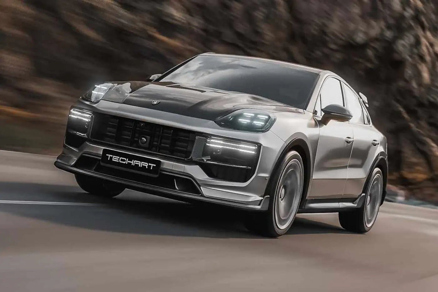 Бюро TechArt сделало Porsche Cayenne еще мощнее и агрессивнее