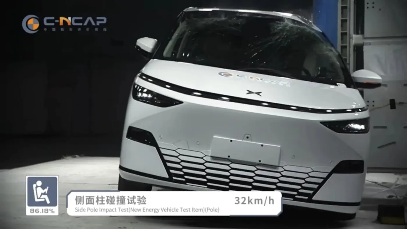 Пять звезд: электромобиль Xpeng X9 прошел краш-тест C-NCAP