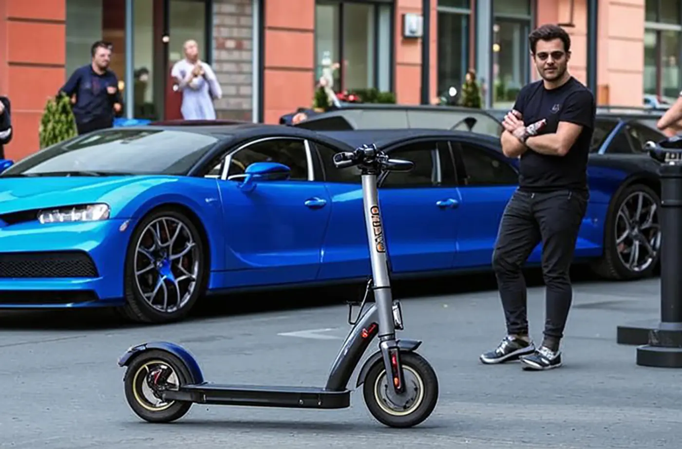 Не спорткар, но такой же крутой: электросамокат Bugatti 10 Max