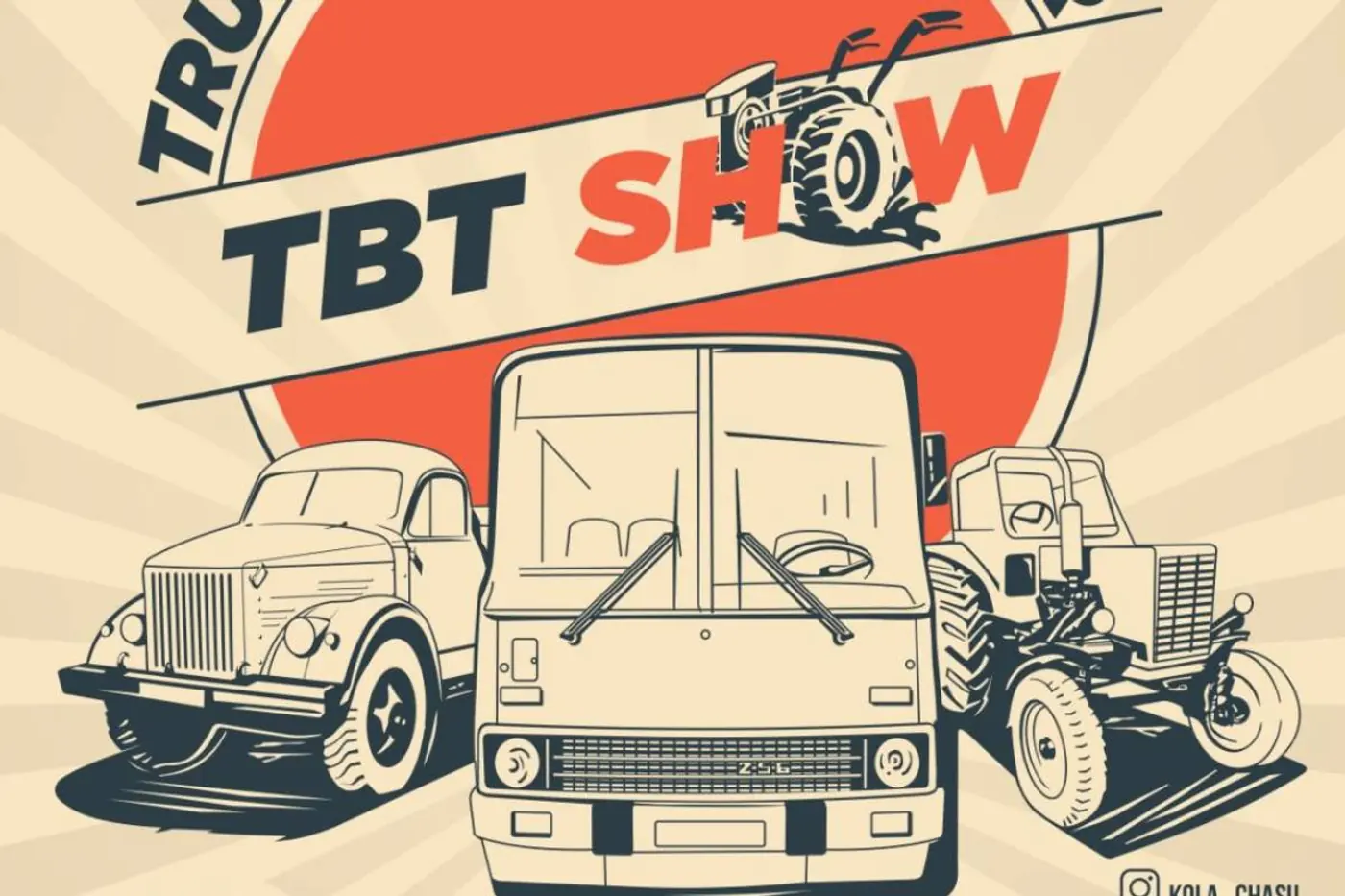 Под Минском пройдет Truck Bus Tractor Show с гонками на мотоблоках