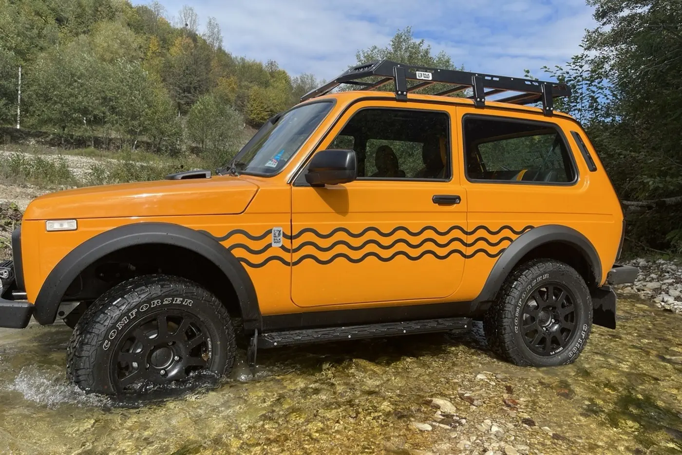 Внедорожник Lada Niva Sport проходит испытания на Кавказе