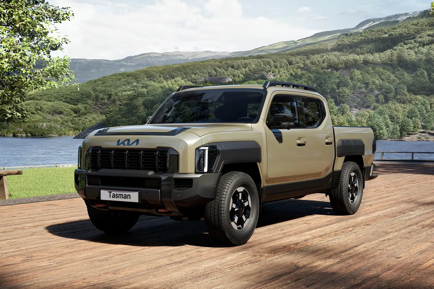 В модельном ряду Kia появился рамный пикап Tasman